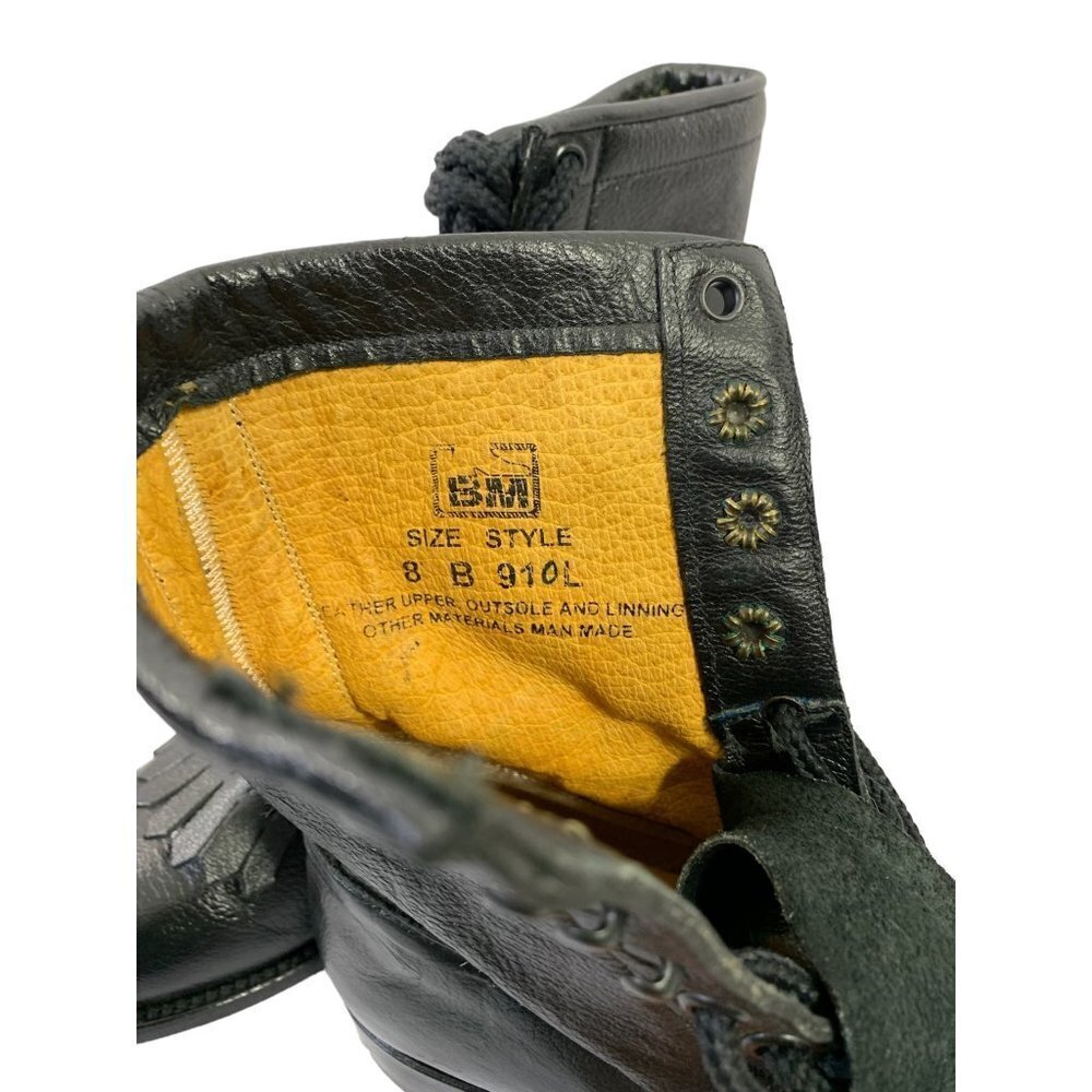 BM Women's Tall Black Boots - Picture 6 of 7